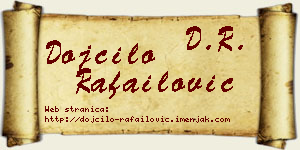 Dojčilo Rafailović vizit kartica